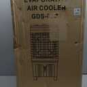 Portable Air Conditioners, 2500 CFM Swamp Cooler with 6.87 Gal Water Tank, 3-Speed Fan, 25 DB Evaporative Air Cooler with 16 FT Remote Control, 120°Oscillation, 7.5H Smart Timer, 4 Ice Packs