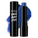 BADCOLOR Blue Face Body Paint Stick Eye Black, Royal Blue Face Painting for Softball Football Baseball Lacrosse, Professional Facepaint Makeup for Halloween Special Effects Cosplay Costume Parties