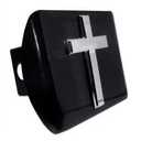 Elektroplate Cross All Metal Black Hitch Cover for Trucks and SUVs | Fits Standard 2" Trailer Hitch Receivers | Premium Weatherproof