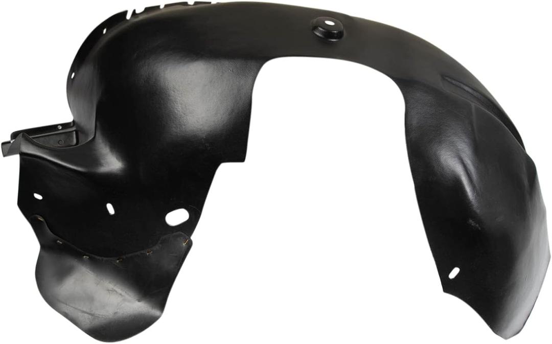 TRQ Front Right Inner Fender Liner Black Passenger Side Compatible with 1998-2002 Lincoln Continental FO1249123