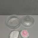 LAKIRA Extra Large Body Powder Puff and Container, 5.35" Body Container with 3.93" Powder Puff, for Baby Women's Loose Dusting Powder (5.35" Pure)