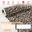 Deepsoon Heating Pad,Electric Heating Pads for Back,Neck,Moist Heating Pad for Abdomen Shoulder Knee Legs,Dry/Moist Heat&Auto Shut Off,Mother's Day Birthday for Men and Women,Leopard Print,24x12 Inch