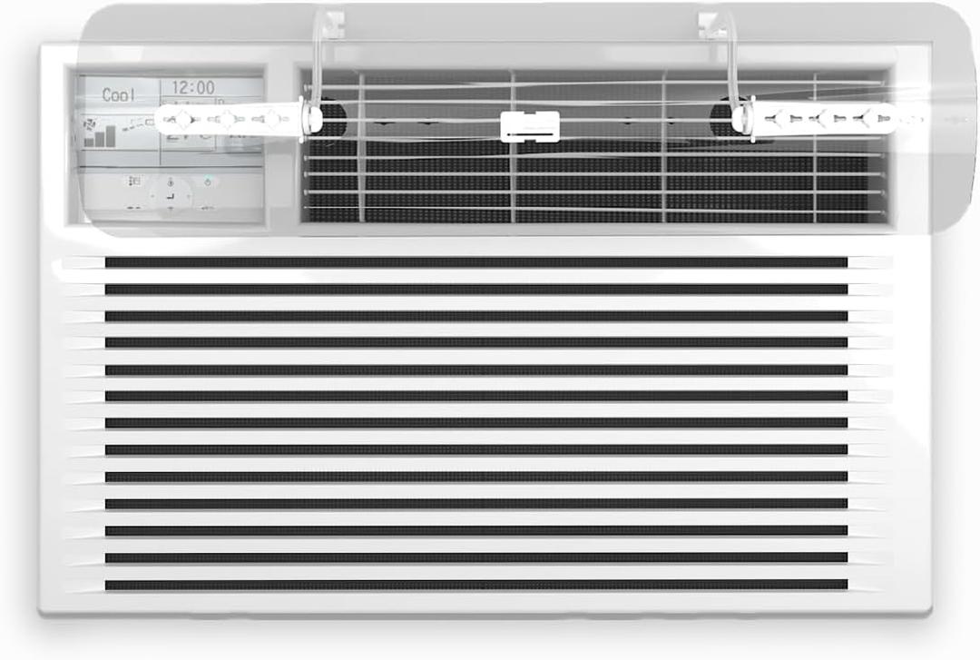 WITFORMS Window AC Air Deflector - 24" Length for TOP VENT Window Units ONLY - Transparent Design - Measure Before Purchase