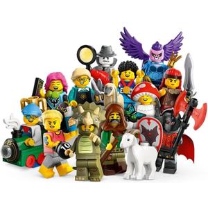 1 pc Lego Minifigures Series for 25 Collectible Figures, Surprise Adventure Toy Building Set for Independent Play, Gift Idea for Boys, Mystery Figures, Girls and Kids Aged 5 Years Old and Up, 71045