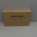 Empire Lamp Shades Set of 2, 6" Top x 16" Bottom x 10.8" High, Large Beige Lamp Shades for Table Lamps Floor Lamps, Natural Linen Lampshades Replacement, Spider, Harp Holders Included, Easy Assembly