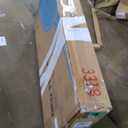 VECELO Twin Bed Frame Upholstered Platform Bed Frame with Height Adjustable Teddy Fabric Headboard, Strong Wood Slats Supports 7.9'' Under Bed Space Noise Free No Box Spring Needed, Cream