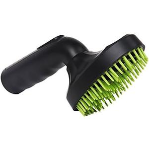 Pet Hair Brush, 1.25"(32mm) Vacuum Cleaner Attachment for Dog & Cat Grooming, 360-degree Rotatable Head, Easy to Wash, Fits Most Vacuum Cleaners, Green