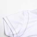 Children's Clothing Girls Zombie Cheerleader Uniform Mesh Top Hoodie Pants Cosplay Halloween Party Costume (White)