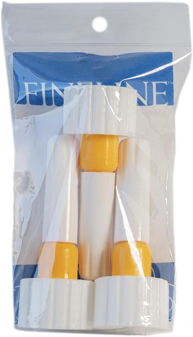 Fineline 18 Gauge 1" Applicator Tip 3/Pkg-24/410 Yellow Band