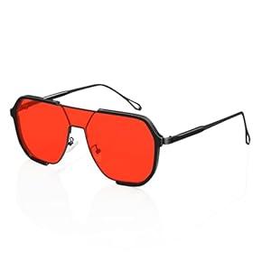 Rmerom Retro Oversized Square Aviator Sunglasses for Women Men, 2025 Fashion Vintage Trendy Large Aviator Sun glasses UV400