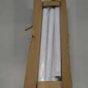 White Shower Curtain Rod Adjustable 43-78 inch, 1"Diameter Spring Tension Curtain Rod No Drill, Anti-Rust Non-Slip Shower Rod, White Shower Rod for Bathroom Tension 72"