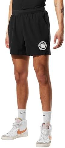 Yellow By SoulCycle Men's 5" Speed Short with Wheel, L, Black