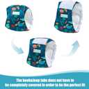 Wegreeco Small Dog Diapers Male,Reusable Belly Bands for Male Dogs,Washable Doggie Puppy Diapers Wraps,Medium Large Size (5 Pack X-Small, Marine Animal)