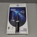 Oral-B iO Deep Clean + Whiten Rechargeable Electric Toothbrush with Visible Pressure Sensor, 2 Minute Timer, 5 Cleaning Settings, 1 iO5 Limited, 3 Toothbrush Heads, Travel Case & Refill Holder, Black