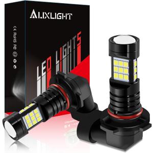 AUXLIGHT 9006 LED Fog Light DRL Bulbs, 2400 Lumens Extremely Bright HB4 9006LL 9006XS Bulbs Replacement for Cars, Trucks, 6000K Xenon White