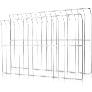 [Upgraded] Range Oven Rack WPW10550642 for Whirlpool/Amana Gas Range Ovens, Replaces W10550642, 3281084, AP6022861, 24.9'' Wide x15.1'' Deep, 304 Stainless Steel (2 Pack)