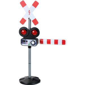 Klein Theo Train Crossing Traffic Light Cycle - Electronic Function, Motion Sensor, Light & Sound, 31.5 x 18, Ages 3+