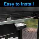 Grill Drip Pan for Nexgrill 720-0830H for Nexgrill Grease Tray Replacement Grease Pan/Box for Nexgrill 720-0888N 720-0925P 720-0896 720-08882A for Cuisinart CGG-7400 with 15pack Aluminum Foil Liner