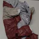 Winter Small Medium Dog Coat, Hooded Four-Legged Dog Jacket Cotton-Padded for Puppy Cat Doggie Pets Dog Clothes Apparel Clothing (Red, XL)