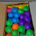 JOYIN 150PCS Easter Eggs, Plastic 2.3" 144PCS Colorful with 6PCS Golden Eggs Bulk Empty Fillable for Easter Hunt Party Favor Basket Stuffers Filler Classroom Prize Supplies Decor