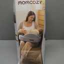 Momcozy Innovative Safety Guard Nursing Pillow - Firm & Springy Memory Foam - Stable, Ergonomic Support & Comfort - Wider Breastfeeding Cushion, Adjustable, Removable Cover, Baby Safety Certified
