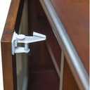 Inaya Cabinet Locks Baby Proofing (Standard Length) - Child Proof Drawer Locks - Child Safety Cabinet Latches with 3M Adhesive Easy Installation - No Drilling or Extra Screws (8 Pack)