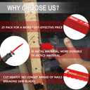 Stud and Nail sawzall Blades,9 Inch 6/12 TPI Reciprocating Saw Blades,Bi-Metal sawzall Blades Nail Embedded Wood(25 -Pack)