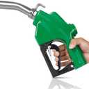 1" NPT Automatic Fuel Nozzle with Hook, Gas Nozzle Diesel Pump Handle Max Flow Rate 30GPM, 3-speed Padlock, Auto Shut Off, 19/16" (OD=30mm) Spout for Gasoline, Diesel, Kerosene Biodiesel