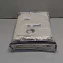 H.VERSAILTEX Polyester Blackout Curtains 96 Inches Long, 100% Absolutely Blackout Elegant Curtains for Bedroom, Thermal Insulated Linen Drapes Grommet Curtains with White Liner, 2 Panels, Natural