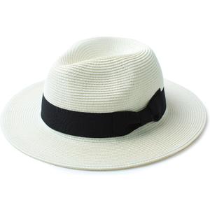 Joywant Men's Kyle Sun Straw Fedora Hat, UPF 50+ Packable Beach Panama Hat for Men