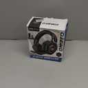 Ozeino Wireless Gaming Headset with Flip Microphone, RGB Lighting Gaming Headphones for PS5, PS4, PC - 2.4GHz USB & Type C Transmitter