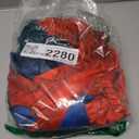 JazwaresMarvel Spider-Man Official Adult Deluxe Zentai Suit - Spandex Jumpsuit with Printed Design and Detachable Spandex Mask with Plastic Eyes, Multi, Medium