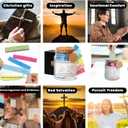 Bible Verse Jar, Christian Gifts for Women Men, Bible Verses for Emotions and Feelings, Daily Scripture Prayer Hope Jar, Religious & Christian Home Decor, 90 Color Coded Scripture Cards(1PCS)