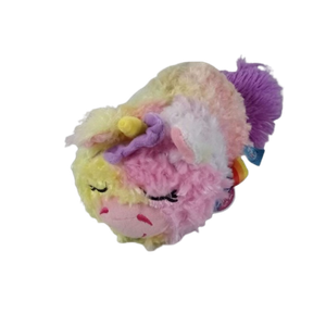 Happy Nappers FlipaZoo Unicorn Children's Plush Toy, Reversible, Sparkle/Rainbow