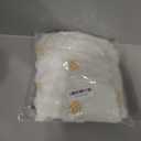 AVOIN colorlife Spring Summer Cream White Sunflower Throw Pillow Covers Set of 2, 20 x 20 Inch Seasonal Flora Farmhouse Decor Flower Soft Plush Faux Fur Jacquard Cushion Case for Home Sofa