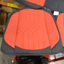 Tapha Microfiber Leather Car Seat Cover Full Set, Include Back Car Seats Protector, Premium Interior Covers, Red and Black