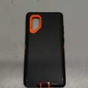 Case for Galaxy Note 10 Plus, Heavy-Duty Tough Rugged Shockproof Drop Protective Cover Cases for Samsung Galaxy Note 10 Plus, Black+Orange