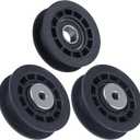 2 Pack 587973001 Lawn Mower Idler Pulley with 587969201 Idler Pulley Replaces Husqvarna 581904001, 580364301, 596856601, 596856602 for Husqvarna LC221A, L221A, L321AH Walk Behind Mowers