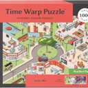 Time Warp Puzzle Mystery Jigsaw Puzzle 1000 Pieces for Adults Day Night Series - A Challenging, Difficult, Picture Changing Puzzle to Solve 26.625 x 19.25 in (Purrfect Party)