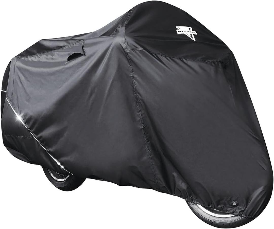 Nelson Rigg USA Defender Extreme Motorcycle Cover; Waterproof; Outdoor All Weather; Fade Resistant; Ventilated; Reflective; Lock Grommets; Storage Bag (X-Large)
