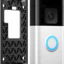 Adhesive Video Doorbell Mount for Video Doorbell, No Drilling Camera Door Mounting Holder Bracket Accessories for Apartments Office Houses