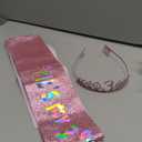 Birthday Sash "It's My Birthday" Sash - Birthday Decorations for Women, Birthday Girl, Birthday Accessories - Birthday Decorations, Its My Birthday Sash for Women Girls (Pink)