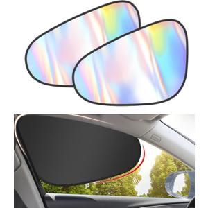 3 x Car Window Shades,Car Accessories Universal Vehicle Side Window Sun Shade,UV Protection Heat Resistance Automotive Windows Sunshades,Compatible with Most SUVs,Cars,Sedan (Front Window)