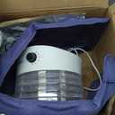 Food Dehydrator Dryer - Dehydrator for Healthy Food, Meat, Jerky, Fruit, Vegetable, Mushroom and Herb, 280W, 158F, Mini Dryer with 5 BPA-Free Drying Racks and Slide Out Tray, White, Model 704M