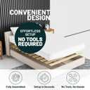 Wooden Full Bed Slats for Support Under Mattress Replacement Wood Slats for Full Size Bed Frame Under Mattress Support Without Extra Height 3.38 Standard Width