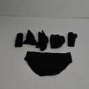 Womens Bikini Panties Seamless Underwear, Soft Stretch Cheekini Hipster Briefs 6 Pack (Small)