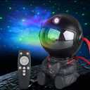 Astronaut Star Projector, Star Projector Galaxy Light for Kids8 Modes Remote and 270° Adjustable Led Lights for Bedroom, Girls Room Decoration, Home Theater, Ceiling, Timer(Original Black)
