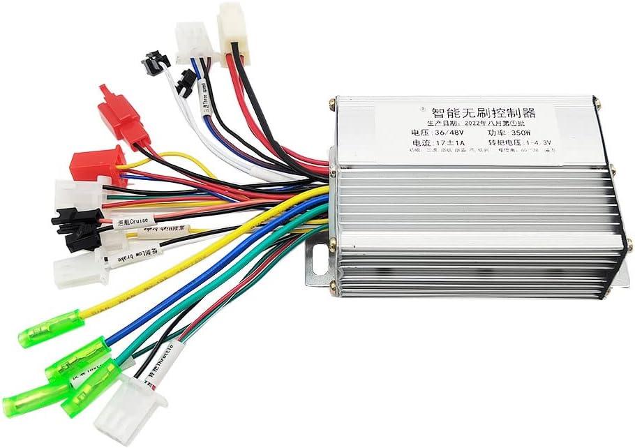 36V-48V 350W Brushless DC Motor Controller for Electric Bicycle E-Bike Scooter