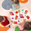 28 Pack Valentines Day Gifts for Kids, Animal Mochi Squishies Filled Heart-Shape Box and Greeting Cards Kawaii Squishies Stress Relief Fidget Toys Classroom Exchange Party Favors Prizes Gifts