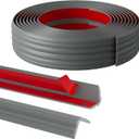 20FT Flexible Wall Corner Protector Moulding Trim, Peel and Stick Inside & Outside Wall Corner Guards Edge Protector,Self Adhesive Molding Trim Strip for Edge Ceiling (Gray)